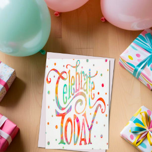 Spaß Fröhlich Feiern Heute Alles Gute zum Geburtst Karte
