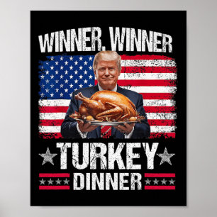 Spaß Funny Trump Gewinner Poster