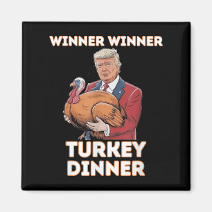 Spaß Funny Trump Gewinner Türkei Abendessen als Magnet
