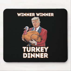 Spaß Funny Trump Gewinner Türkei Abendessen als Mousepad