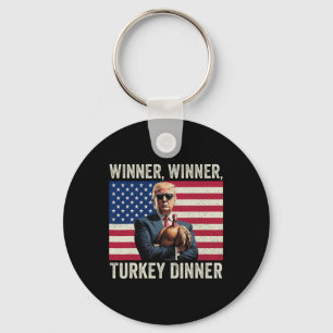 Spaß Funny Trump Gewinner Türkei Abendessen als Schlüsselanhänger