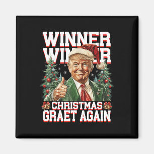 Spaß Funny Trump Gewinner Weihnachts-Gewinner Groß Magnet