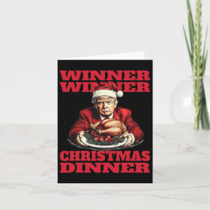 Spaß Funny Trump Gewinner Weihnachtsessen Gewinner Karte