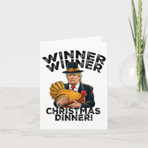 Spaß Funny Trump Gewinner Weihnachtsessen X Karte