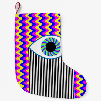 Spaß für alle Augen digitale Kunst mit mehrfarbige Kleiner Weihnachtsstrumpf