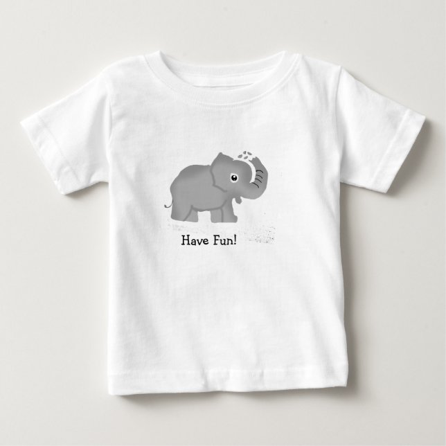 Spaß für Babyelephant Baby T-shirt (Vorderseite)