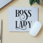 Spaß für Büroarbeit der Boss Lady Mousepad<br><div class="desc">This design was created though digital art. It may be personalized in the area provide or customizing by choosing the click to customize further option and changing the name, initials or words. You may also change the text color and style or delete the text for an image only design. Kontakt...</div>