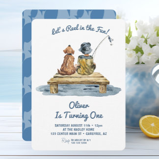 Spaß für den Jungen am 1. Geburtstag Einladung