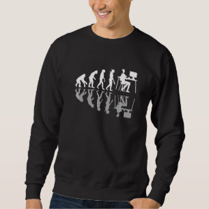 Spaß für den Web-Designer für die menschliche Evol Sweatshirt