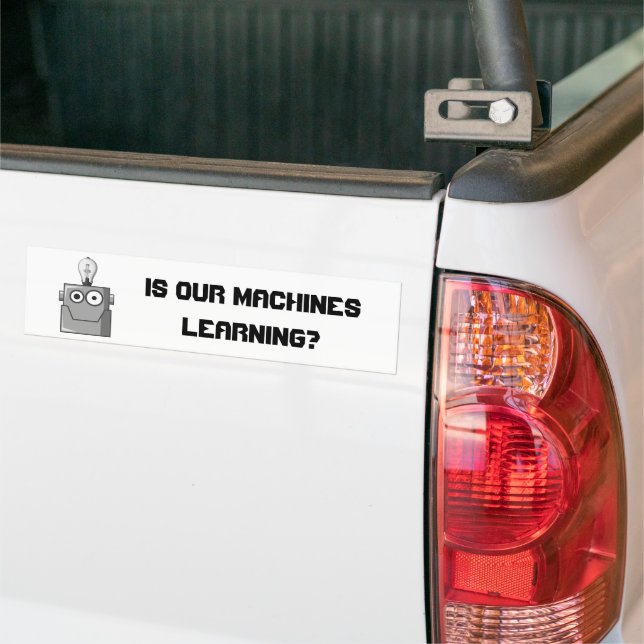Spaß für maschinelle Lerntechnologie Autoaufkleber (Auf Lkw)
