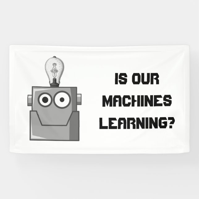 Spaß für maschinelle Lerntechnologie Banner (Horizontal)