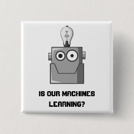 Spaß für maschinelle Lerntechnologie Button