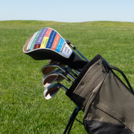 Spaß für personalisierte, sonnige Rentenvorschrift Golf Headcover