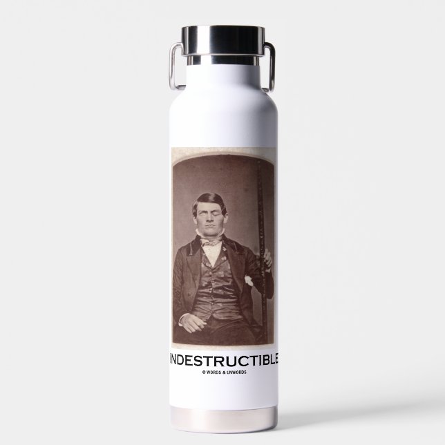 Spaß für Phineas-Gage Psychologie Trinkflasche (Vorne)