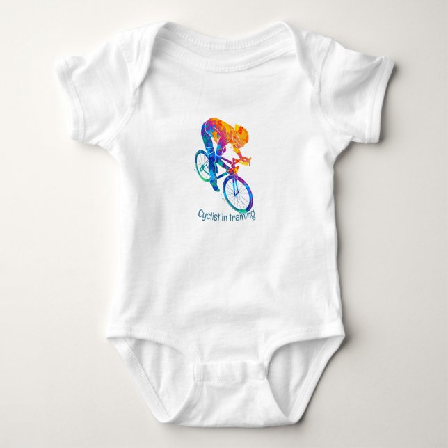 Spaß für Radfahrer beim Bike-Angebot Baby Strampler (Vorderseite)