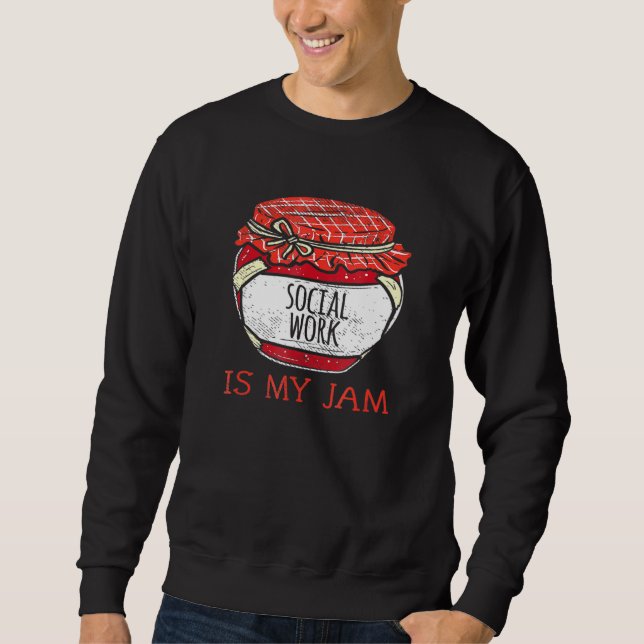 Spaß für Sozialarbeiter Frauen Niedlich Meme Zitat Sweatshirt (Vorderseite)