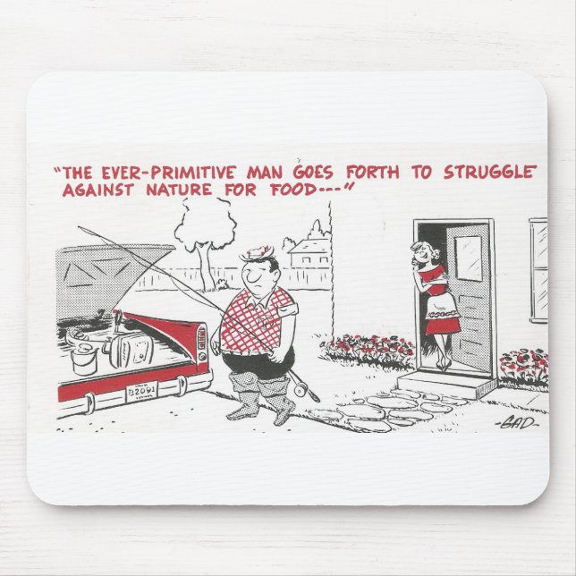 Spaß für Vintage Lebensmittel Mousepad (Vorne)