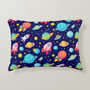 Spaß Galaxie Planet Kinder Astronomie Dekor Dekokissen