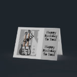 Spaß, Geburtstagsgruß für einen Sohn, Gitarre Karte<br><div class="desc">Eine Gitarre auf Grauem bereiten vor,  um jedem möglichem Rockersohn ein glücklichen rockin Geburtstag zu wünschen. Meine lustigen Sinnesgrüße.</div>