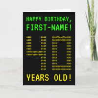 Spaß, Geeky, Nerdy "40 JAHRE ALT!" Geburtskarte