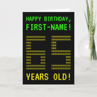 Spaß, Geeky, Nerdy "65 JAHRE ALT!"