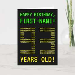 Spaß, Geeky, Nerdy "93 JAHRE ALT!" Geburtskarte Karte