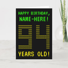 Spaß, Geeky, Nerdy "94 JAHRE ALT!" Karte