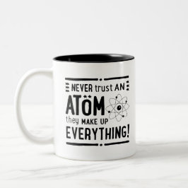 Spaß-Geschenk für Geeks oder Nerds, vertrauen nie Zweifarbige Tasse