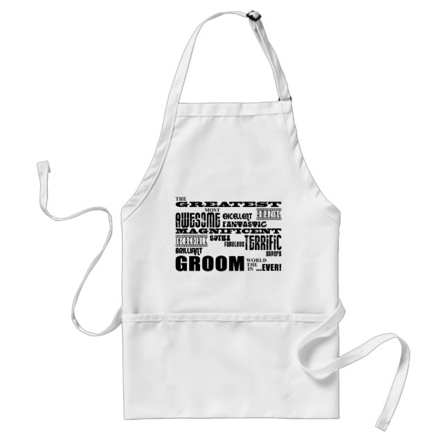 Spaß-Geschenke für Bräutigame: Bestster Bräutigam Schürze (Vorne)