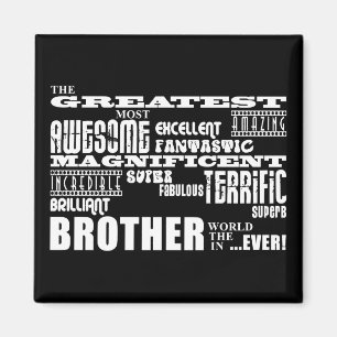 Spaß-Geschenke für Brüder: Bester Bruder Magnet