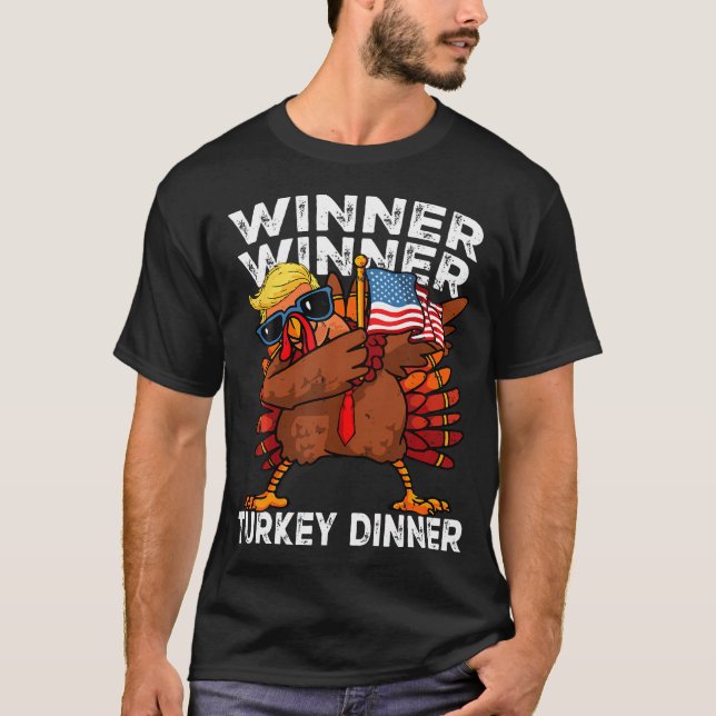 Spaß Gewinner des Preises Türkei Abendessen T-Shirt (Vorderseite)