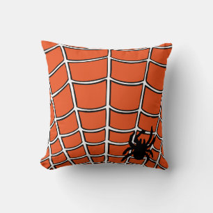 Spaß glücklich Halloween Spider mit Web Kissen