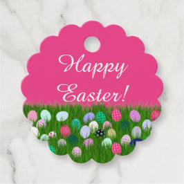 Spaß glücklich Ostern! Eier Geschenke Liebesmarken Geschenkanhänger