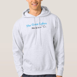 Spaß Große Seen Michigan - Hai gratis Hoodie