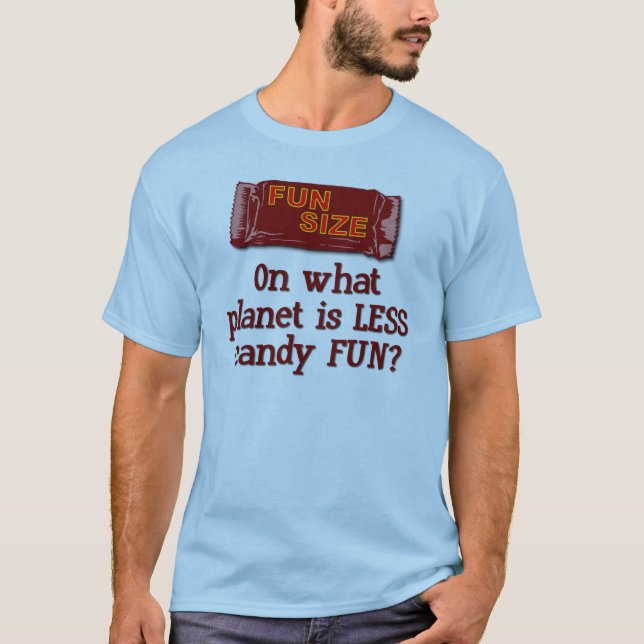 Spaß-Größen-T - Shirt (Vorderseite)