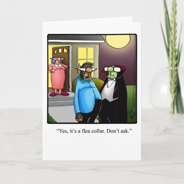 Spaß-Grußkarte Karte (Vorderseite)