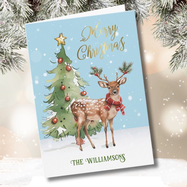 Spaß Gut gekleideter Wasserfarbenregenbaum Karte (Von Creator hochgeladen)