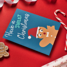 Spaß haben einen süßen Weihnachtsmann