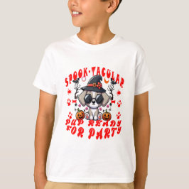 Spaß Halloween Dog Pumpkin Design für Haustiere! T-Shirt