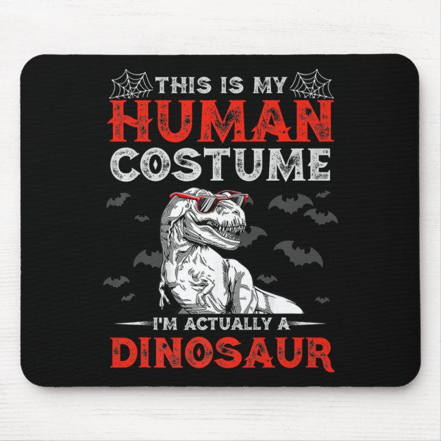Spaß Halloween Geschenke Niedlich Dinosaurier Das  Mousepad (Vorne)