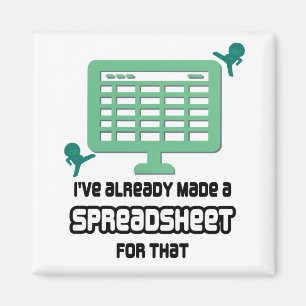 Spaß hat BEREITS EINE READSHEET FÜR DIESE Daten GE Magnet