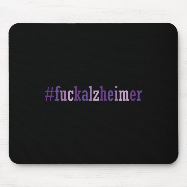 Spaß-Heimerheimer-Support-Problembewusstsein Mousepad (Vorne)
