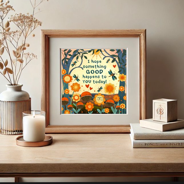 Spaß Hübsch etwas Gutes Zitat Inspirivity Poster (Von Creator hochgeladen)