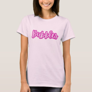 Spaß Hübscher hellrosa Text bläst Frauen T-Shirt