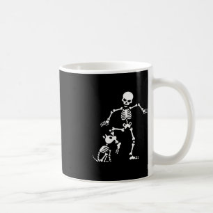 Spaß Hund wie Knochen Kostüm Halloween Kaffeetasse