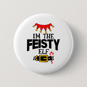 Spaß Ich bin die freche Elf-Kostüme Weihnachten Fa Button
