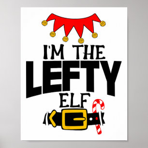 Spaß Ich bin die linke Elf-Kostüme Weihnachten Fam Poster
