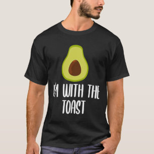 Spaß ich bin mit dem Toast Avocado Halloween Paare T-Shirt