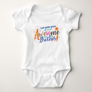 Spaß Ich will so toll sein wie mein Bruder Baby Strampler