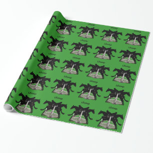 Spaß iJump Reiter Geschenkpapier